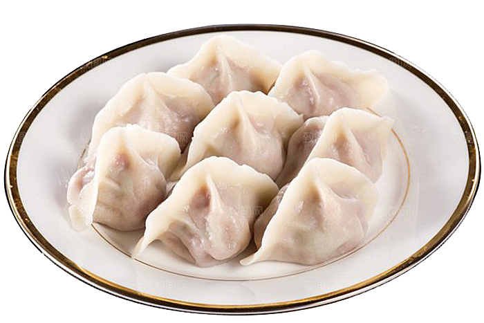 包饺子吃饺子卡通手绘水饺蒸饺混沌煎饺