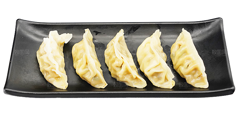 包饺子吃饺子卡通手绘水饺蒸饺混沌煎饺