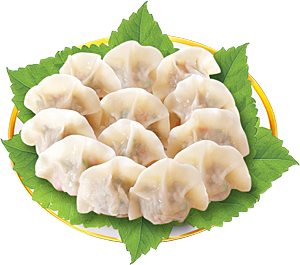 东北蒸饺包饺子面食元素