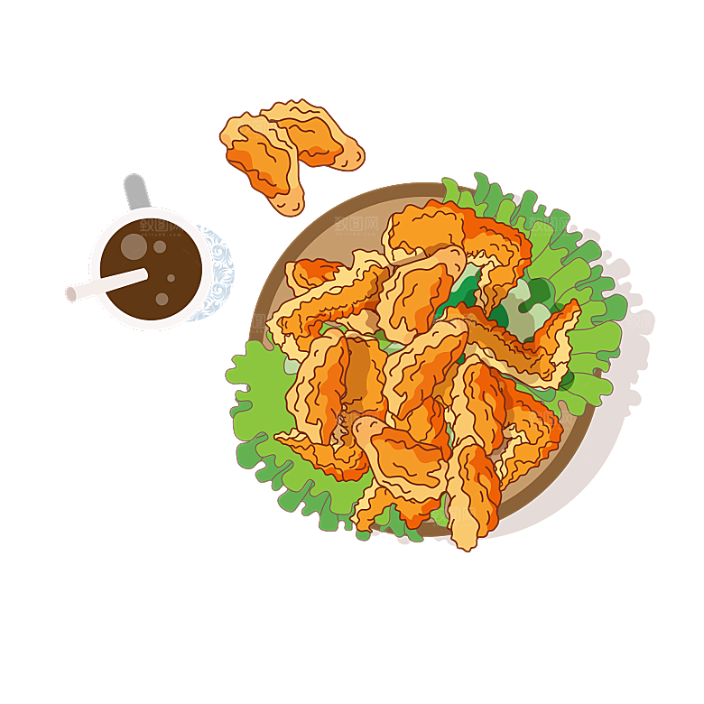 卡通手绘包饺子东北水饺素材