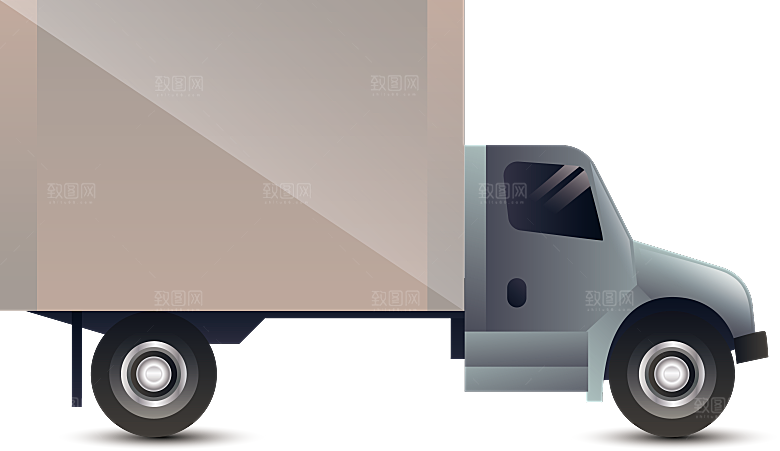 车辆免抠元素卡通小汽车
