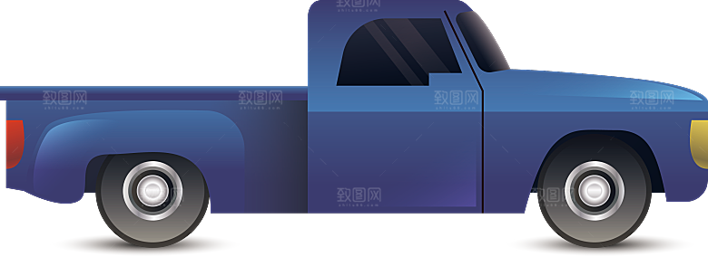 车辆免抠元素卡通小汽车