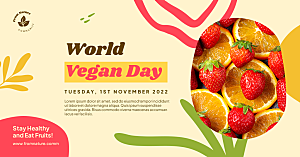 世界素食日PS平面海报