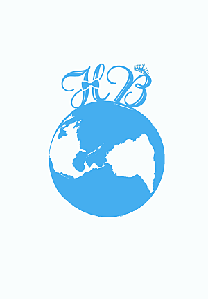 蓝色地球婚礼logo