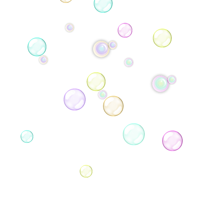彩色泡泡插图素材透明气泡肥皂水泡