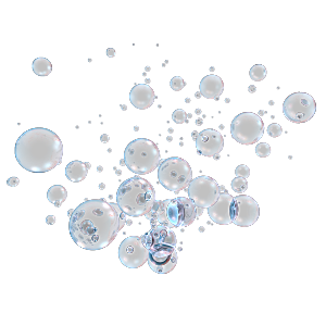 彩色泡泡插图素材透明气泡肥皂水泡元素