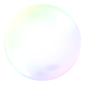 彩色泡泡插图素材透明气泡肥皂水泡元素