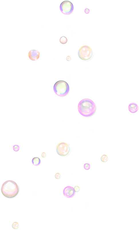 彩色泡泡插图素材透明气泡肥皂水泡