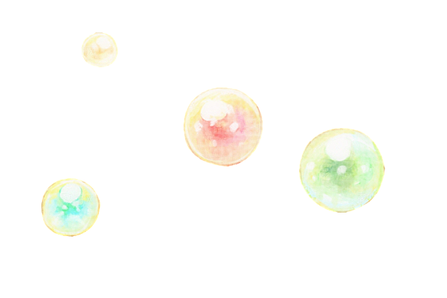 彩色泡泡插图素材透明气泡肥皂水泡