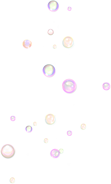 彩色泡泡插图素材透明气泡肥皂水泡元素