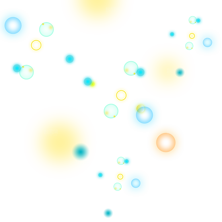 彩色泡泡插图素材透明气泡肥皂水泡