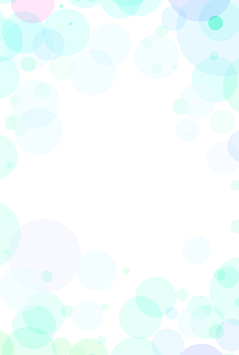 彩色泡泡插图素材透明气泡肥皂水泡元素