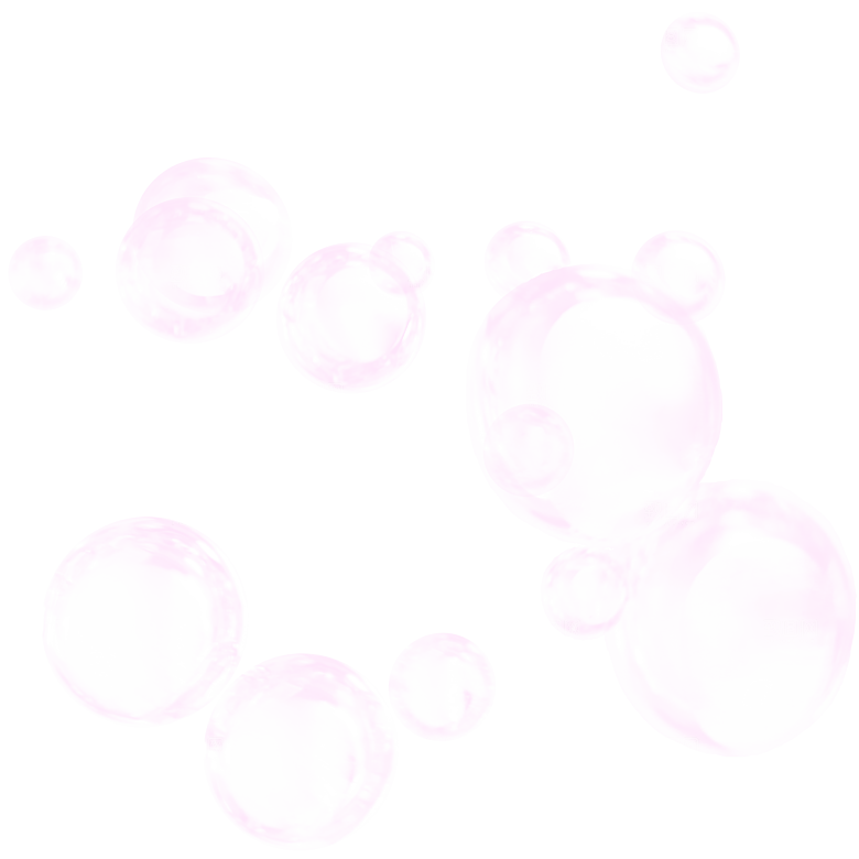 彩色泡泡插图素材透明气泡肥皂水泡