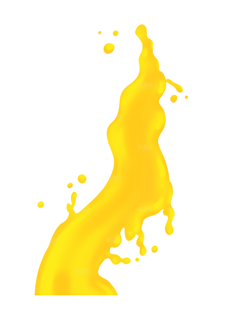 橙子汁橙汁水素材