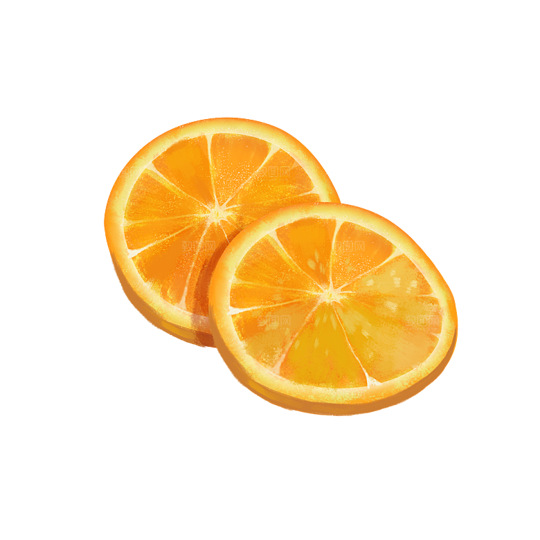 橙子汁橙汁水素材