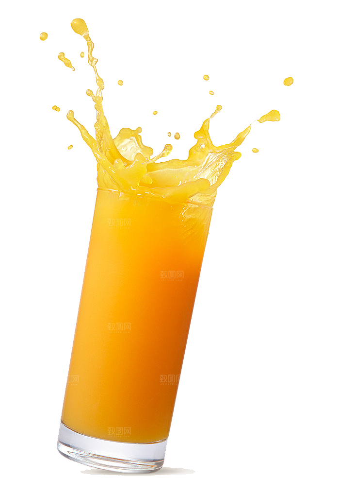 橙子汁橙汁水素材