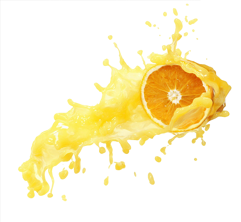 橙子汁橙汁水素材
