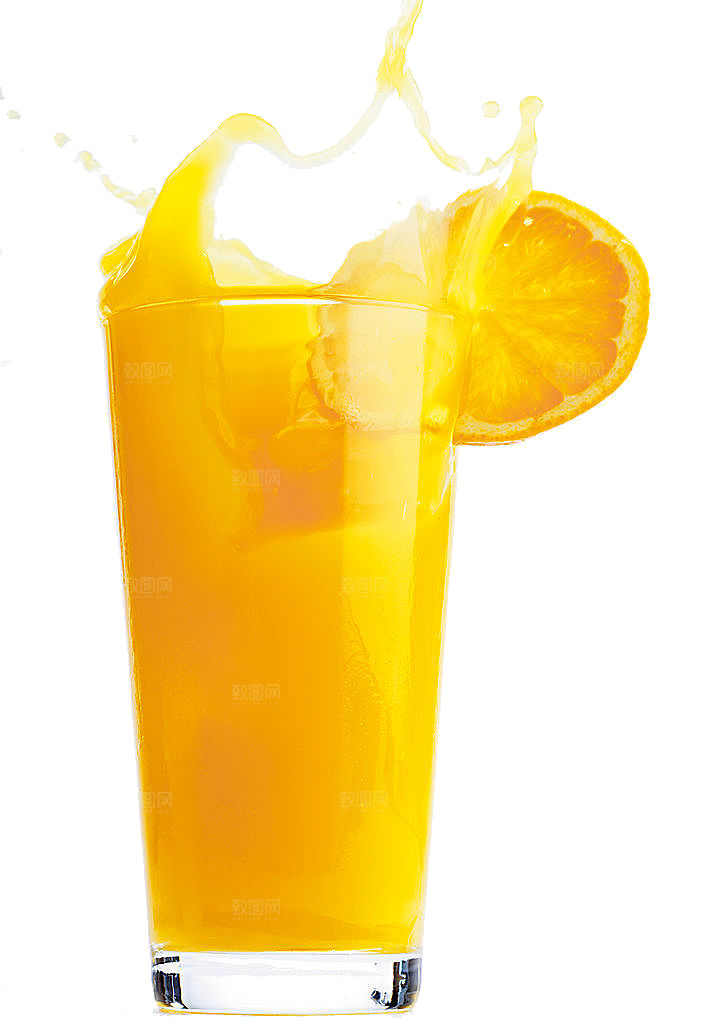 橙子汁橙汁水素材