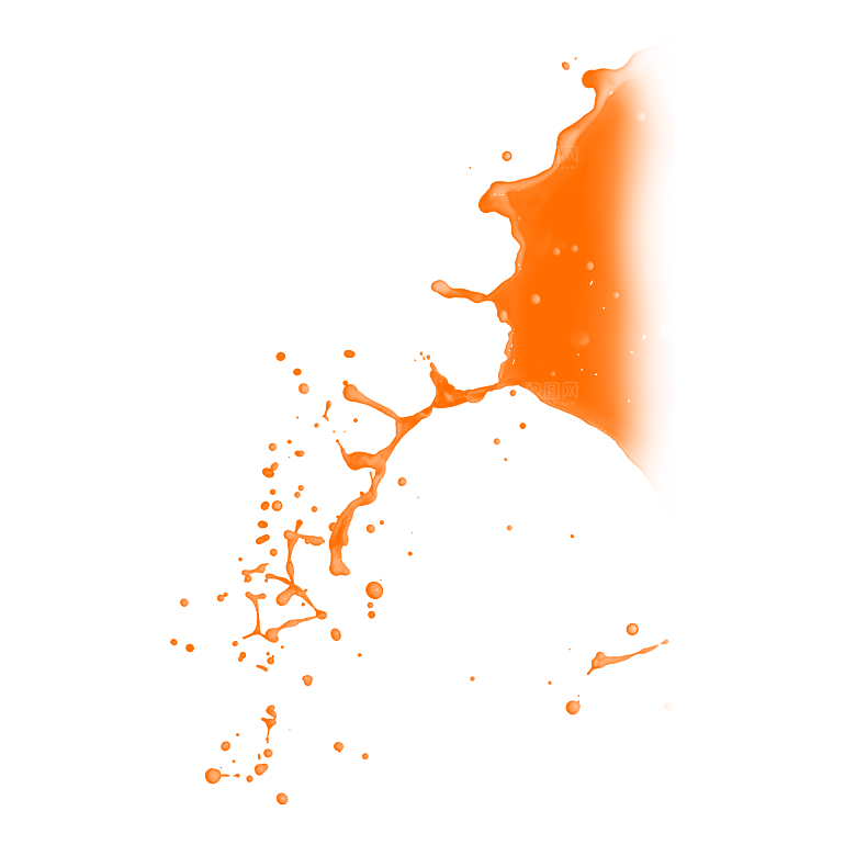橙子汁橙汁水素材