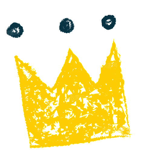可爱皇冠插图素材