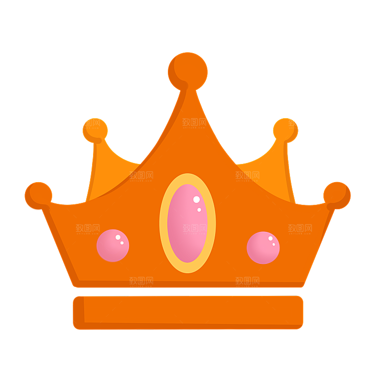 可爱皇冠插图素材