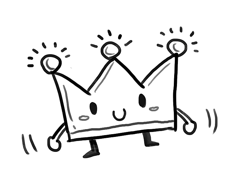 可爱皇冠插图素材元素