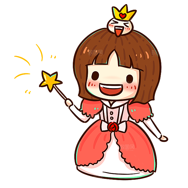 可爱皇冠插图素材元素