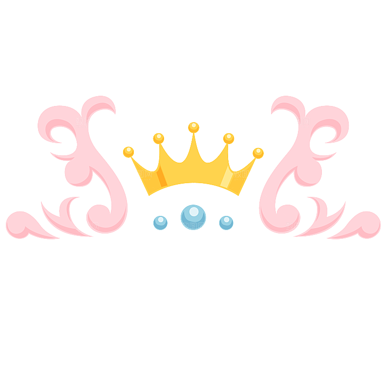可爱皇冠插图素材元素
