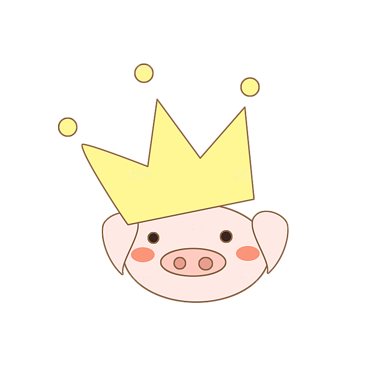 可爱皇冠插图素材元素
