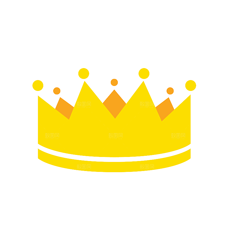 可爱皇冠插图素材