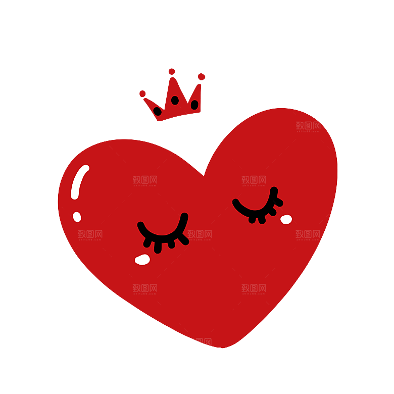 可爱皇冠插图素材
