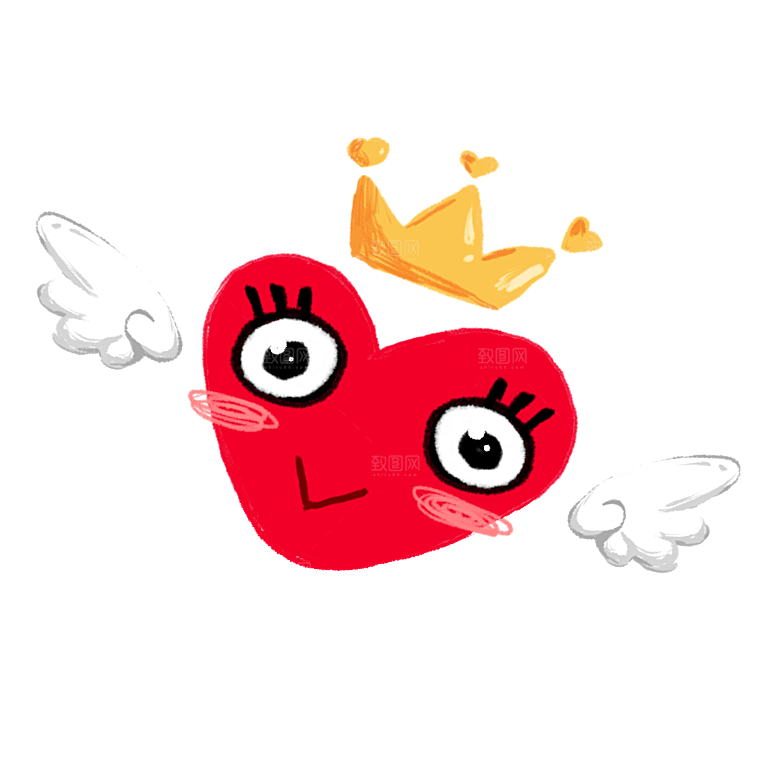 可爱皇冠插画素材元素