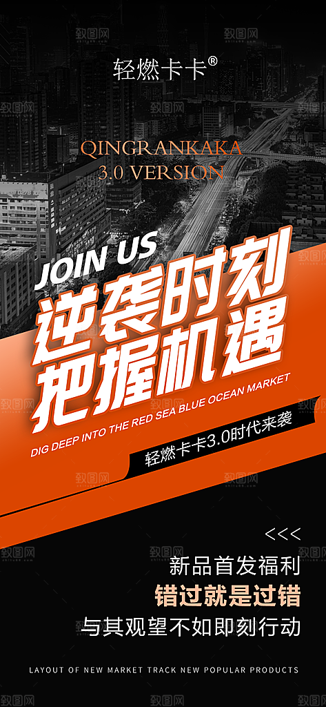 创意潮流减肥减脂文字排版海报