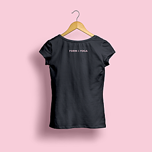 粉色瑜伽教学机构提案样机T恤102