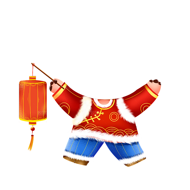 喜庆福娃拍照素材春节宝宝儿童摄影照元素