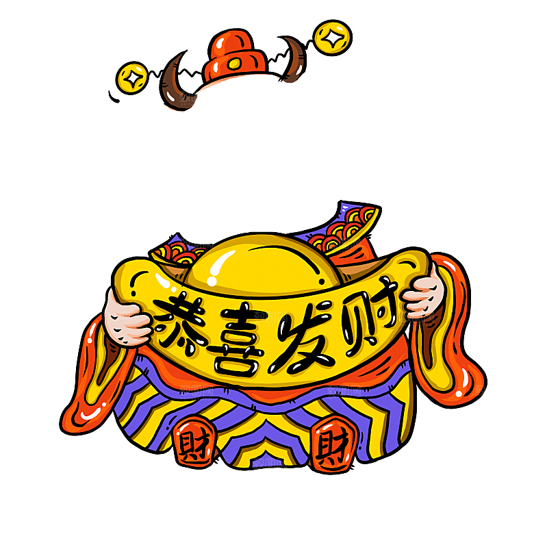 喜庆福娃拍照素材春节宝宝儿童摄影照元素