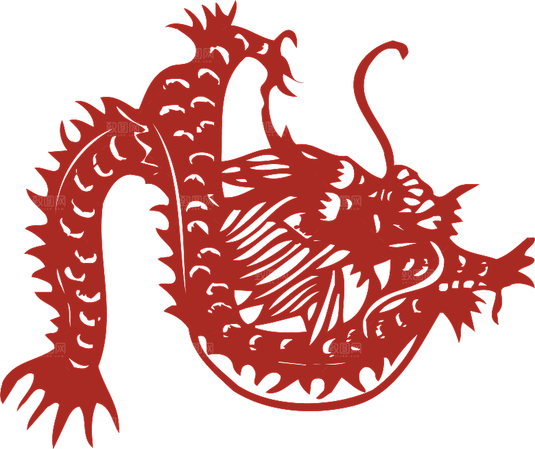 动物剪纸图案素材