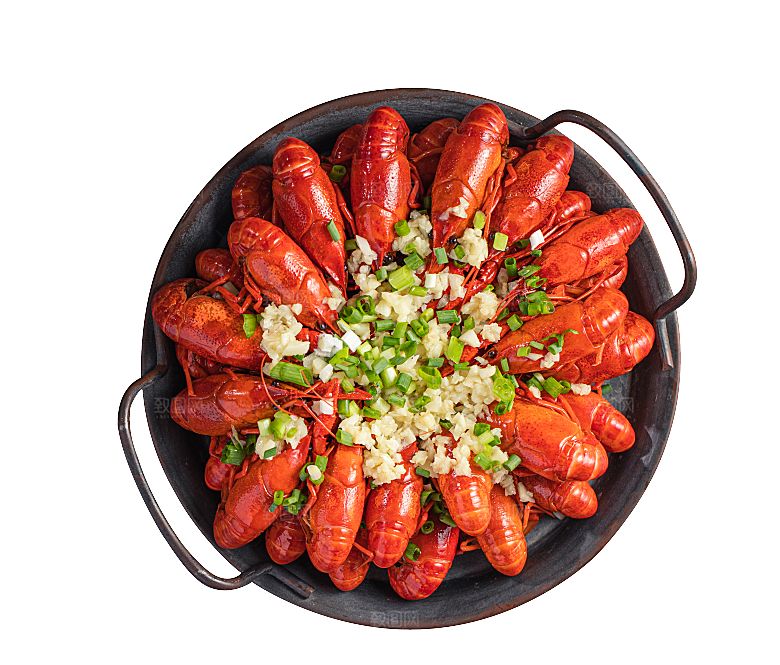 美味小龙虾插图素材餐饮元素素材
