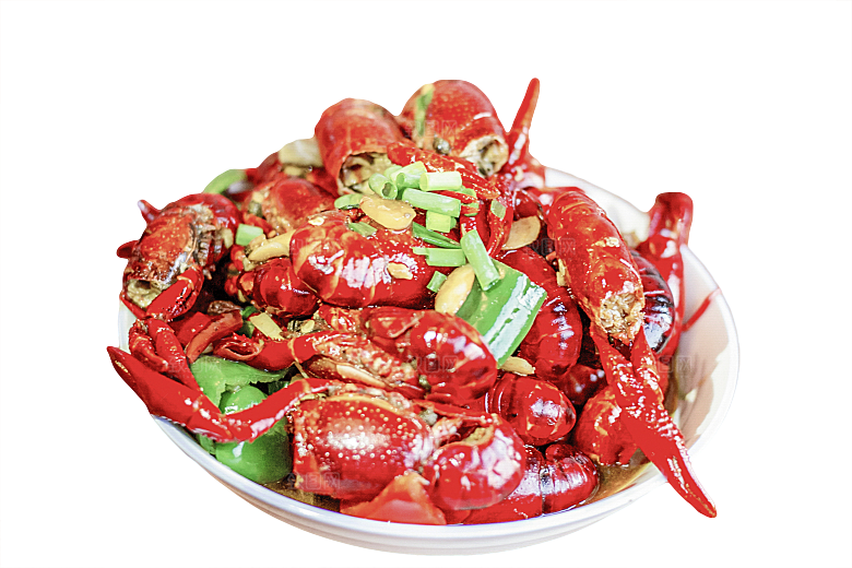 美味小龙虾插图素材餐饮元素