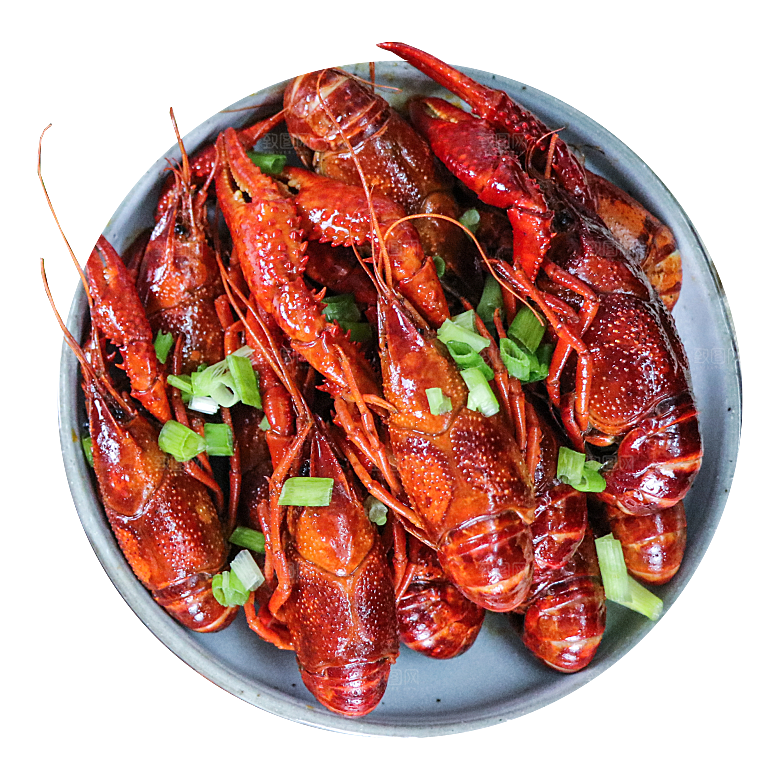 美味小龙虾插图素材餐饮元素
