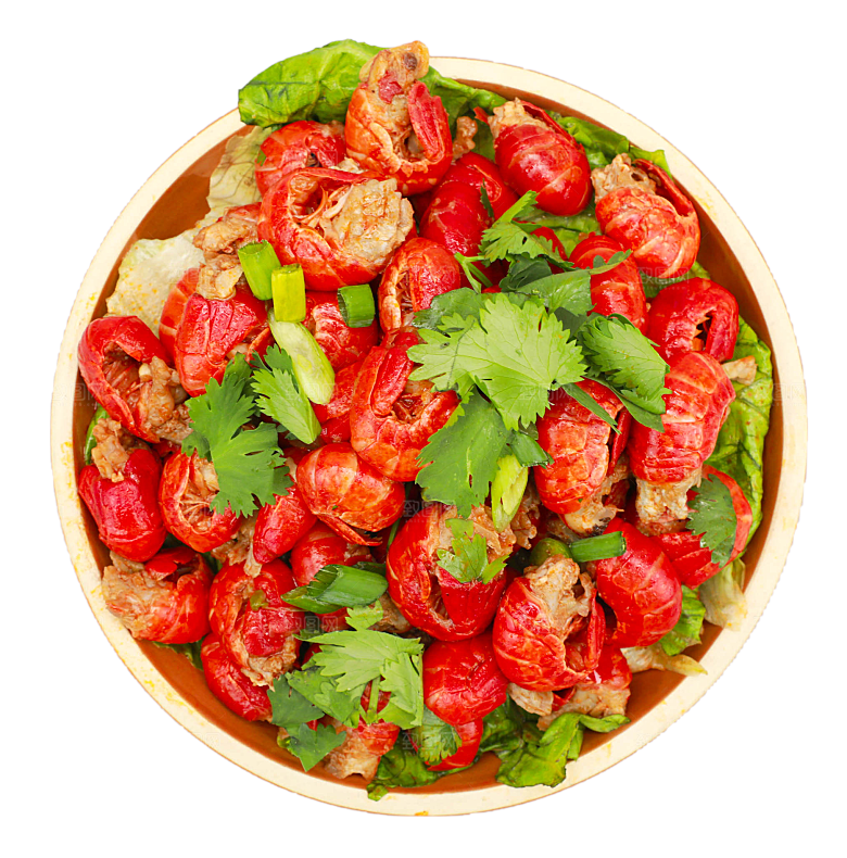 美味小龙虾插图素材餐饮元素