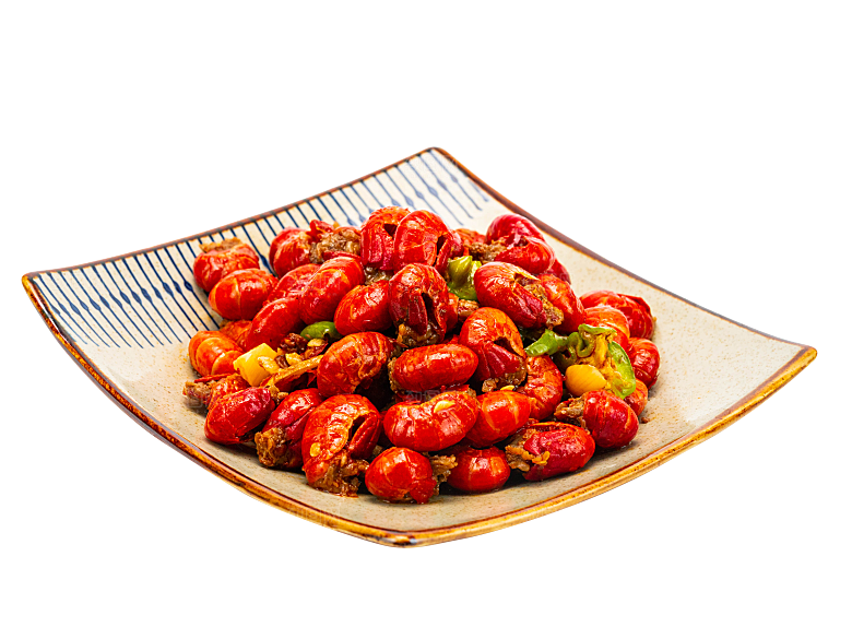 美味小龙虾插图素材餐饮元素素材