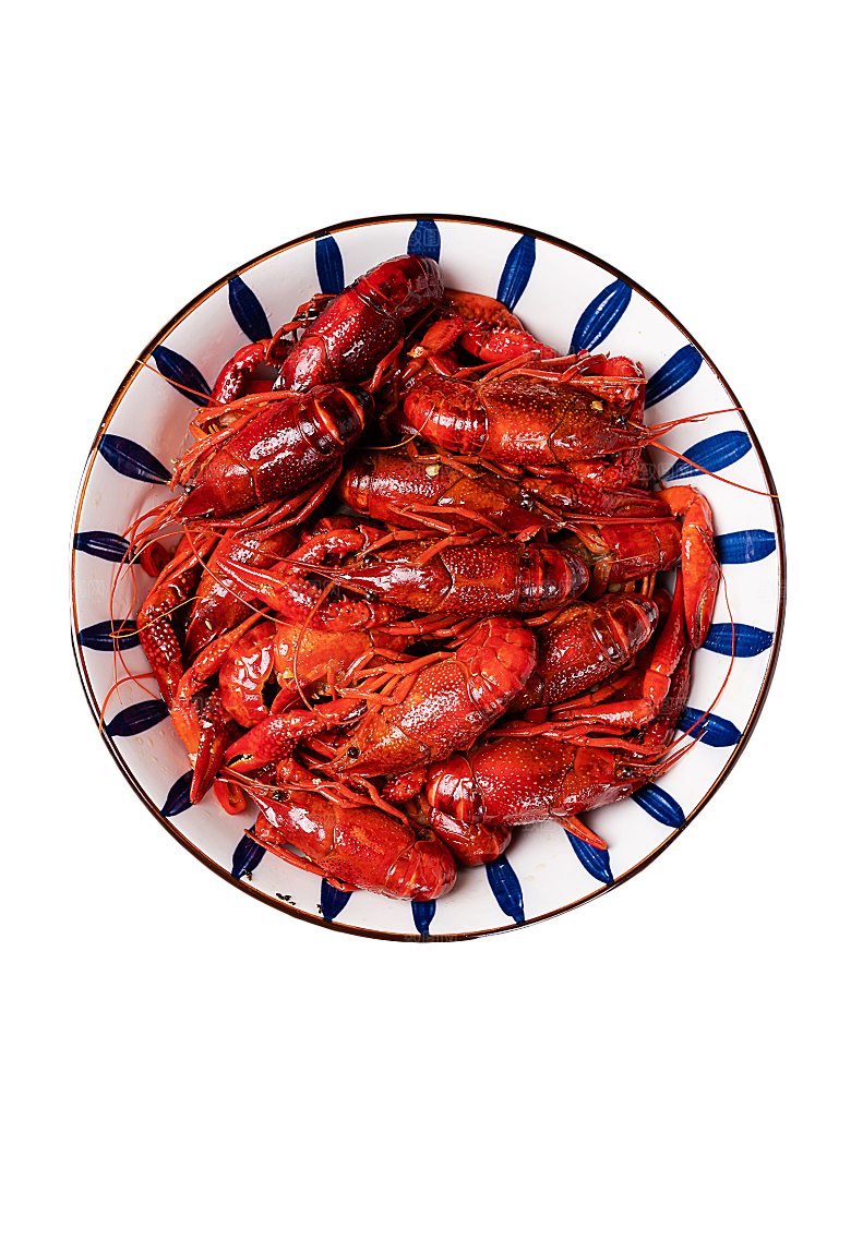 美味小龙虾插图素材餐饮元素素材
