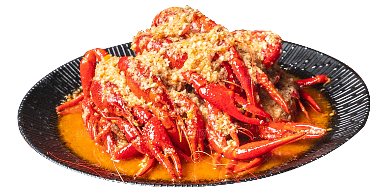 美味小龙虾插图素材餐饮元素