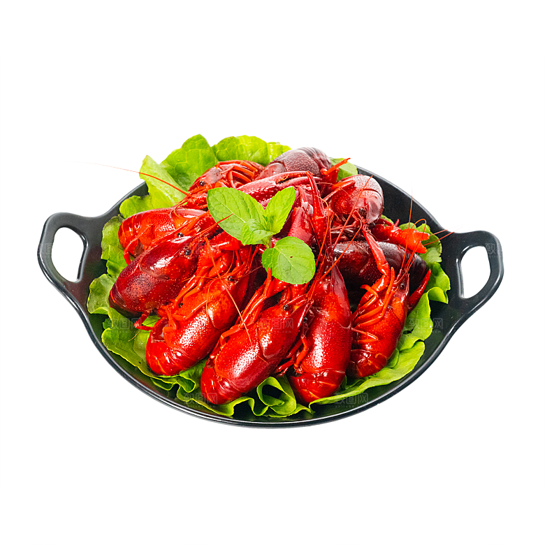 美味小龙虾插图素材餐饮元素