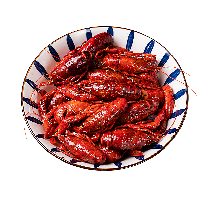 美味小龙虾插图素材餐饮元素素材