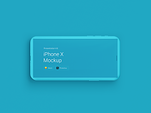 iponeX苹果x手机界面展示样机4