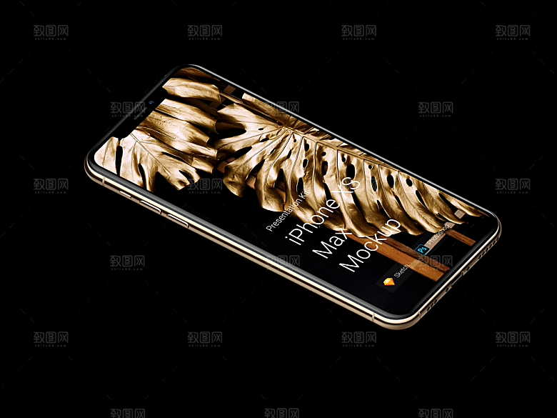 苹果xs手机iphoneXS界面展示样机