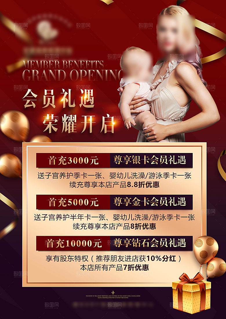 高端医美项目价格表海报