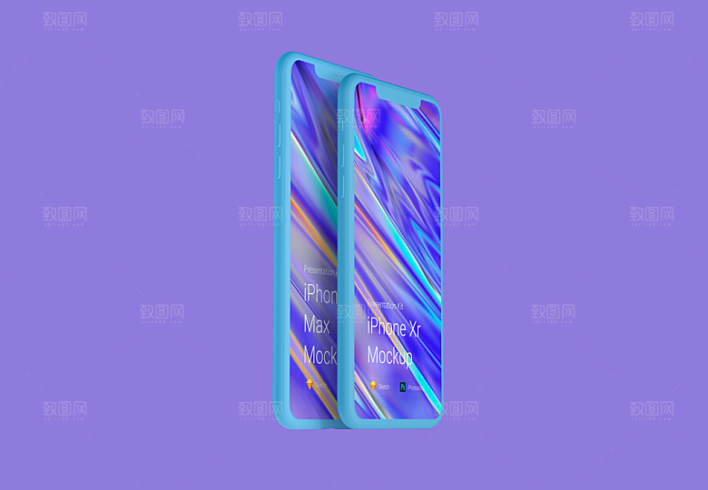 苹果xr手机iphoneXR界面展示样机